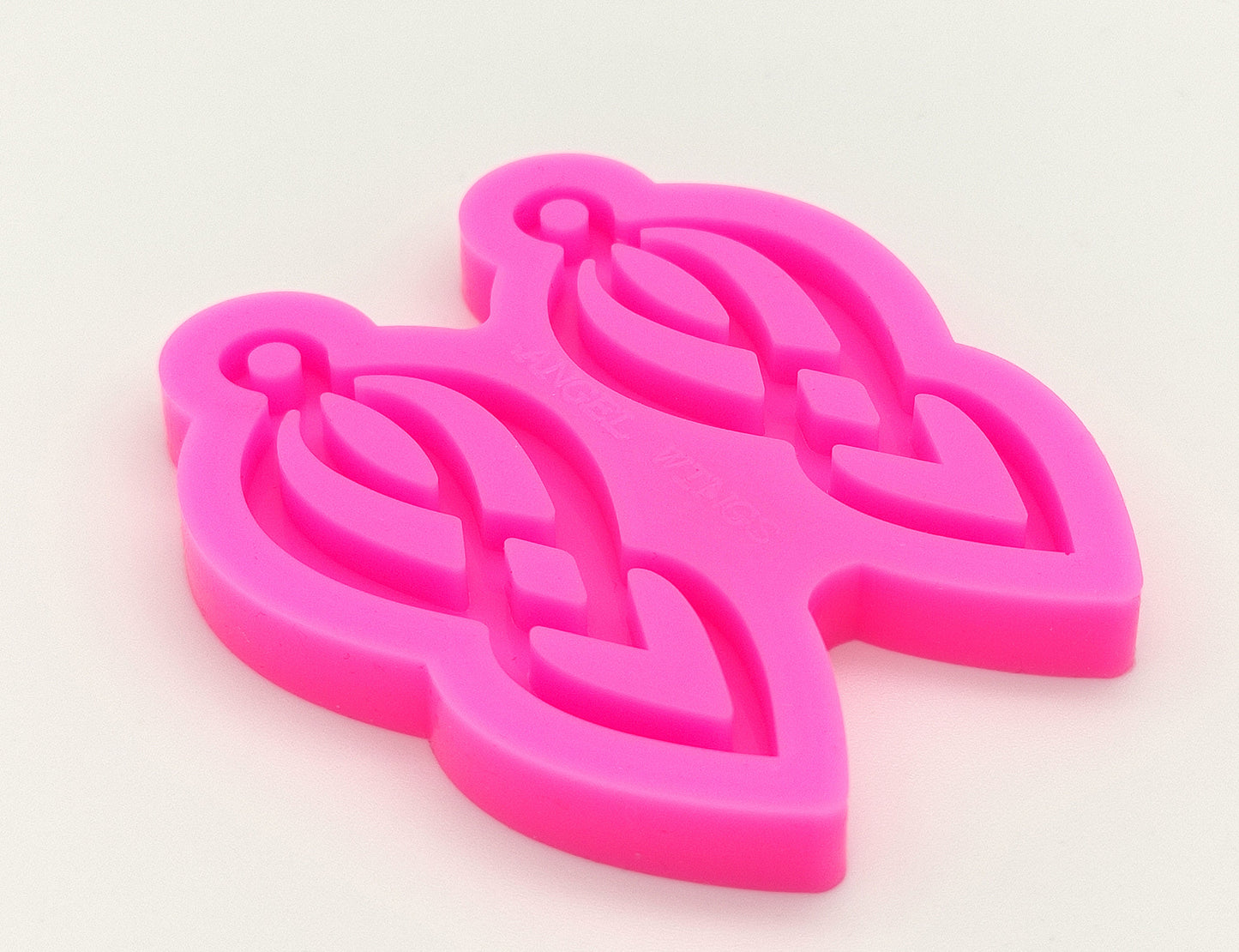 Interconnect Infinity Earrings Silicone Mold, Epoxy Resin Pendant Mold