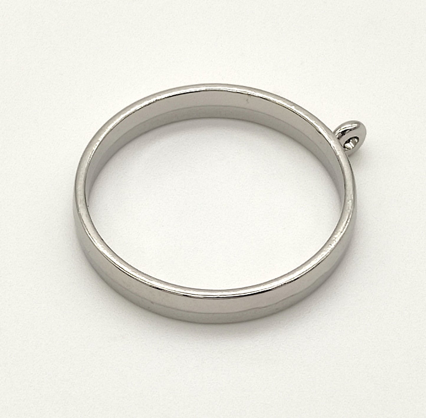 10 pcs Open Back Round Resin Bezel Jewellery pendant. 32x28x4.5mm