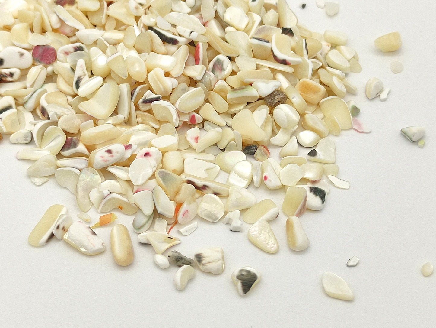 20g/50g Natural Sea Shell Chips Beads Mix Tumbled, No Hole