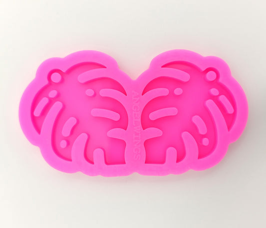 Monstera Leaf Shape Earring Silicone Mold, Epoxy Resin Pendant Mould