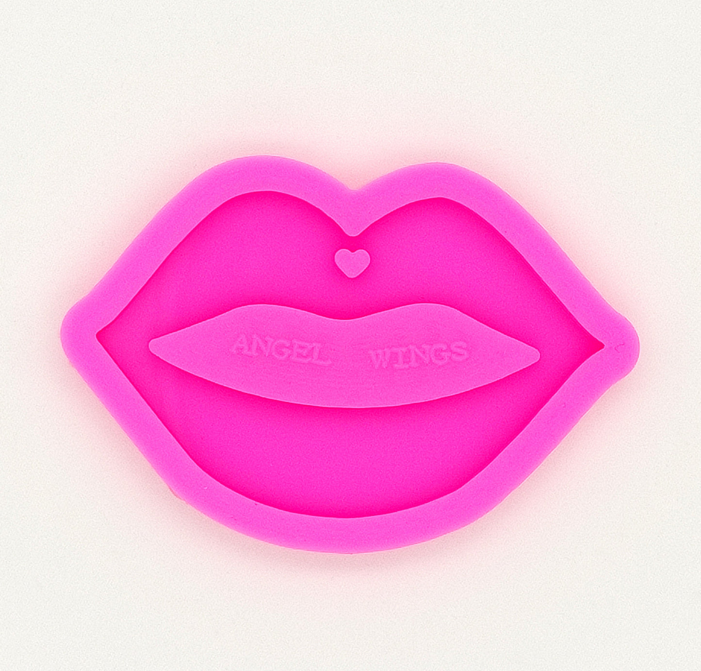 Lips Keychain Silicone Mould, Epoxy Resin Pendant Mold, Kiss Mounth Mould