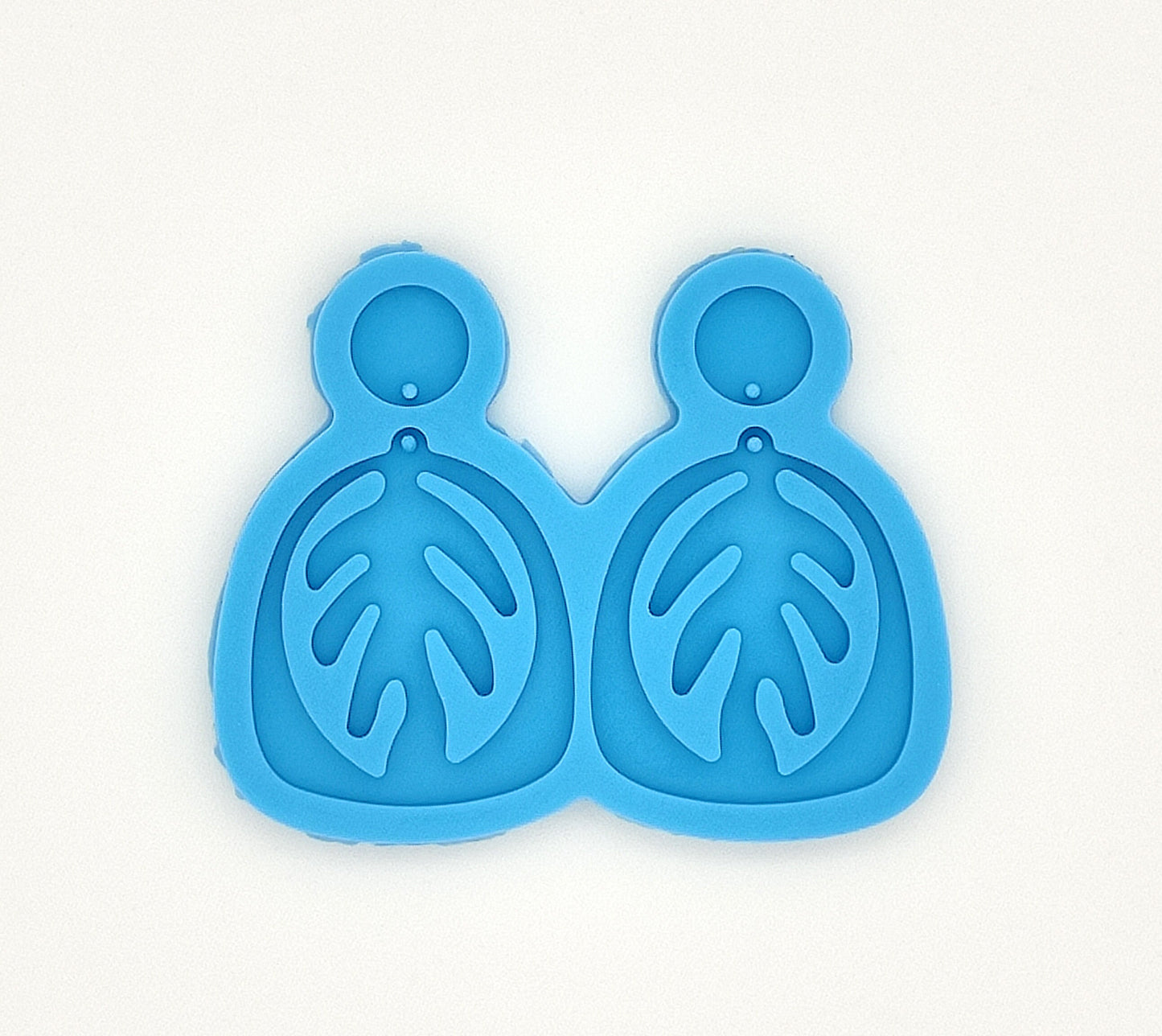 Palm Leaf Earring Silicone Mould, Epoxy Resin Pendant Mold, Monstera Leaf Earring Mould, 2 Sizes