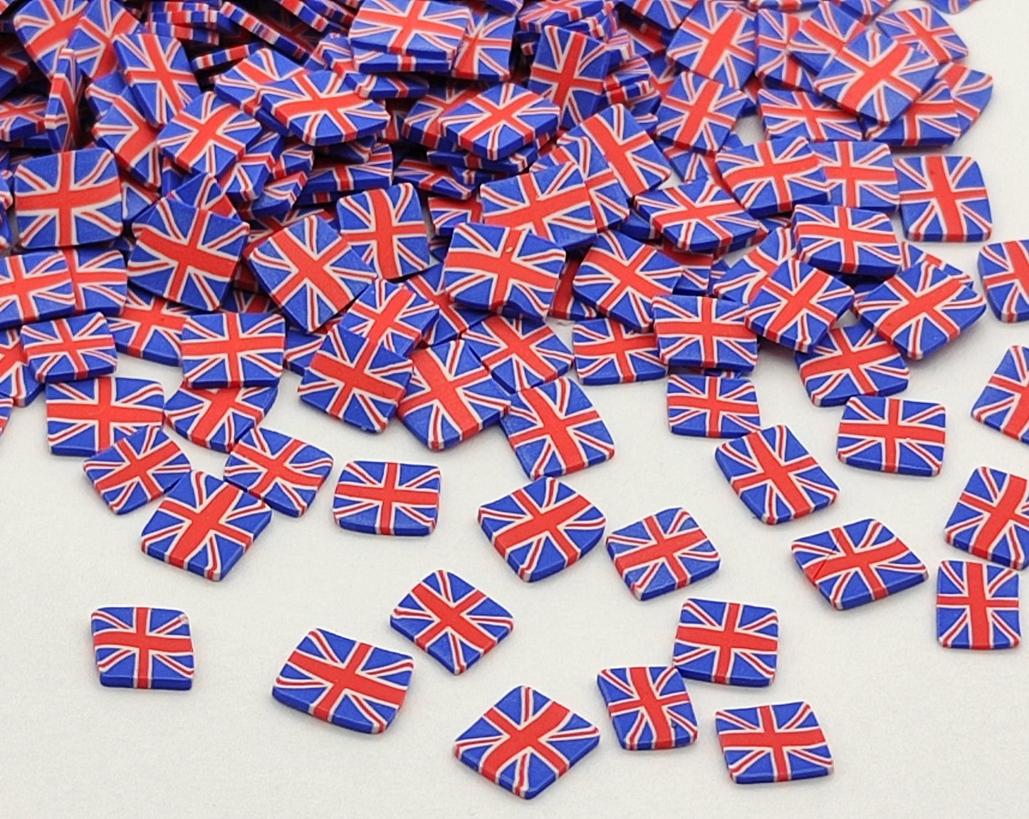 10g Union Jack Flag Clay Fimo Slices, Great Britain Flag, Resin Craft Supplies, Nail Art, Polymer Clay Slices, Slime Supplies, Nail Art