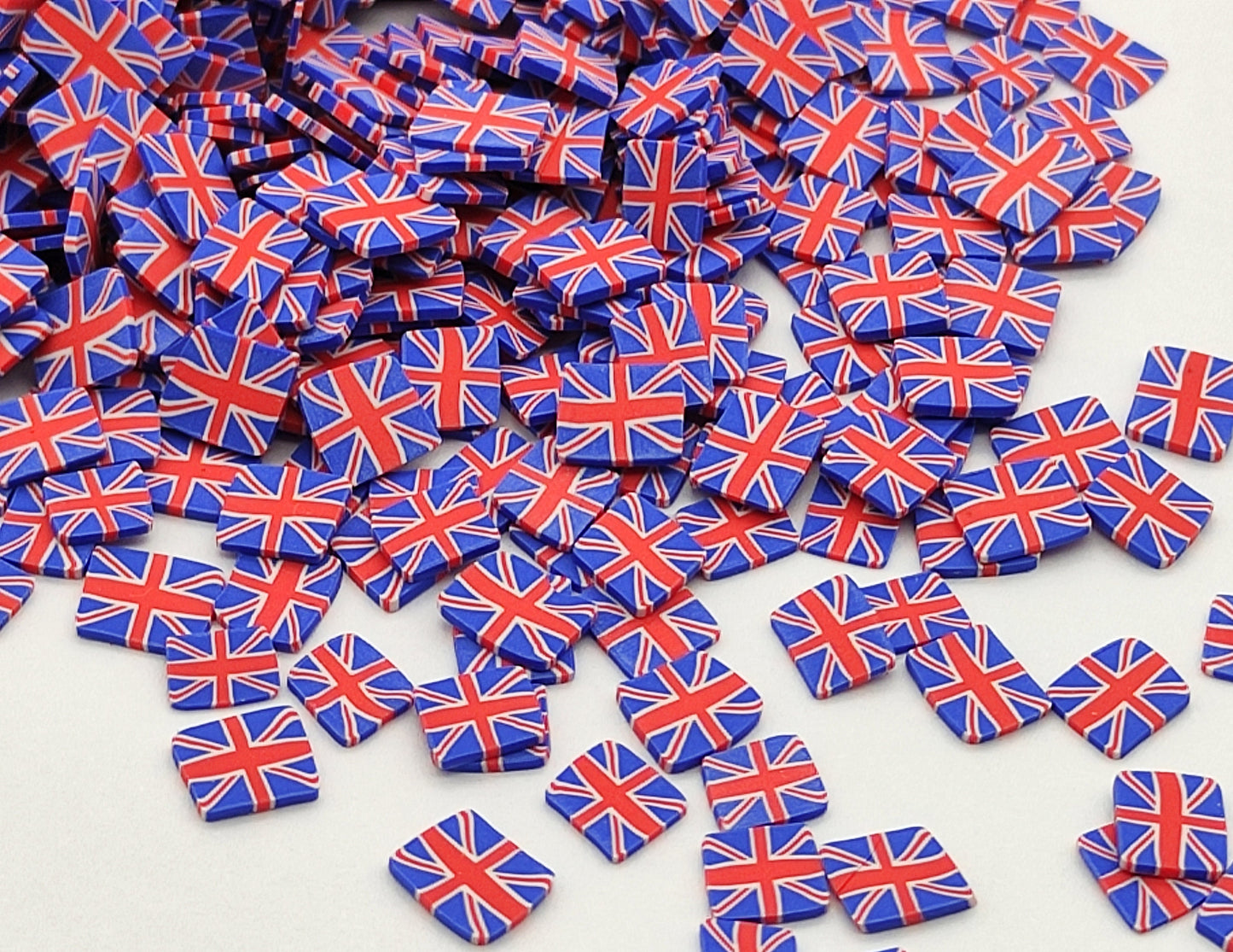 10g Union Jack Flag Clay Fimo Slices, Great Britain Flag, Resin Craft Supplies, Nail Art, Polymer Clay Slices, Slime Supplies, Nail Art