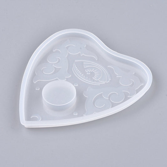 Ouija Planchette Mold, Planchette Silicone Mould, Resin Supplies, Creepy Craft, Ouija Board Mold, Eye Planchette Mold