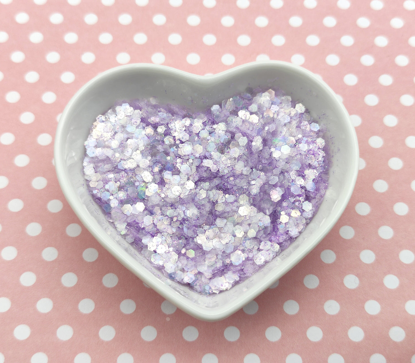 Chunky Pastel Opalescent Glitter Mix, Iridescent Light Purple, Resin Supplies, Nail Art Glitter, Craft Supplies, Slime Supplies