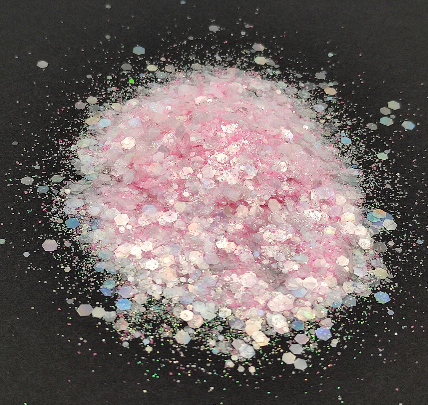 Chunky Pastel Opalescent Glitter Mix, Iridescent Light Pink, Resin Supplies, Nail Art Glitter, Craft Supplies, Slime Supplies