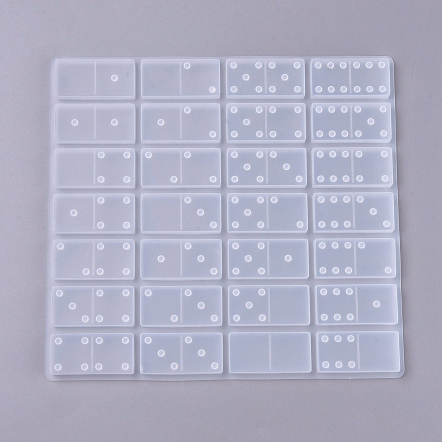 Dominos Silicone Mold, Dominoes Resin Mold, Domino Tile Mold; Game Mold, Craft Supplies, Silicone Dominoes Set Mould