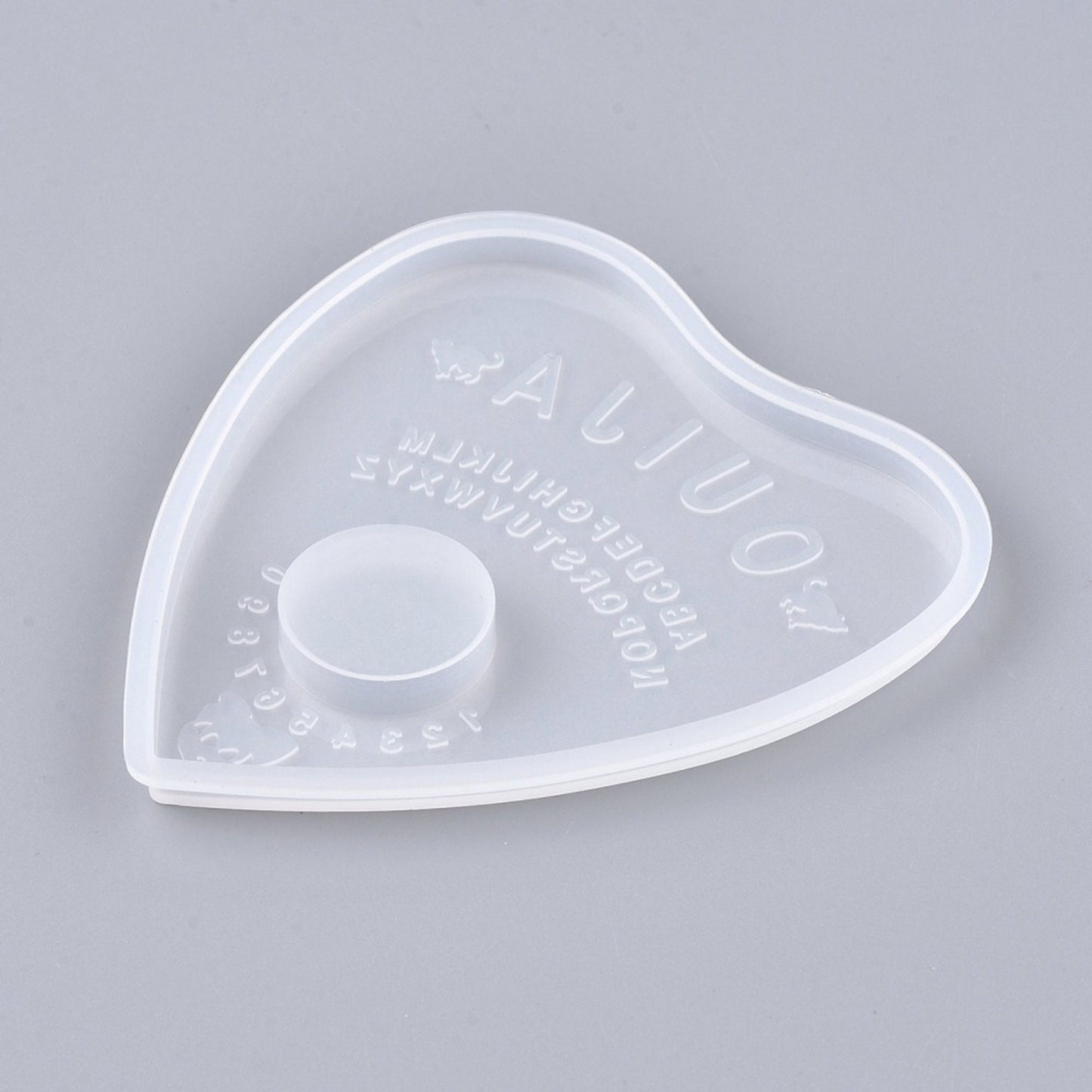 Ouija Planchette Mold, Planchette Silicone Mould, Resin Supplies, Creepy Craft, Ouija Board Mold,