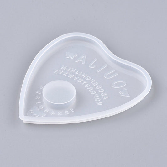 Ouija Planchette Mold, Planchette Silicone Mould, Resin Supplies, Creepy Craft, Ouija Board Mold,