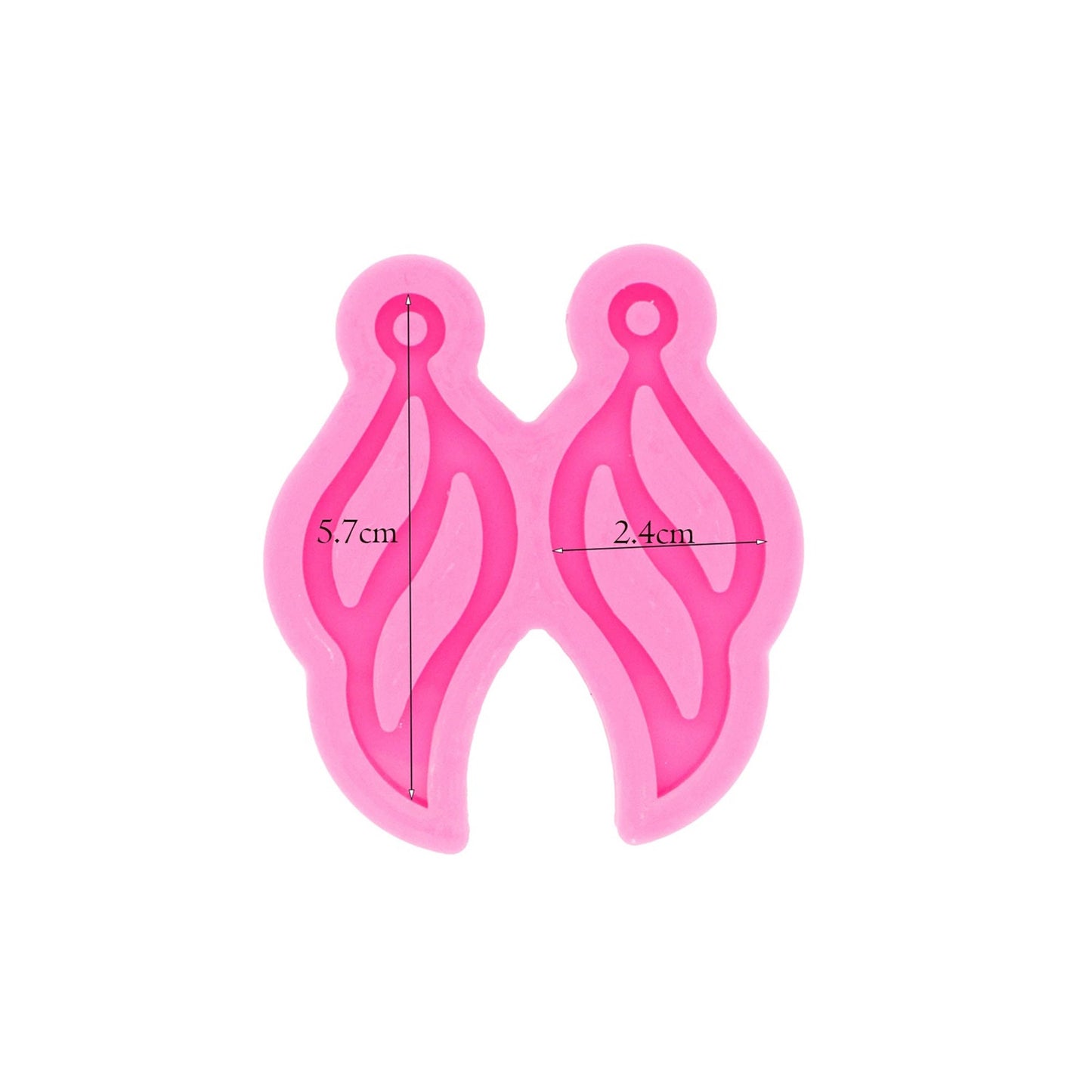 Tassel Shape Earring Silicone Mold, Epoxy Resin Pendant Mould, Drop Earring Mould, Pink Earring Mould, DIY Earring Mold, Jewellery Mold