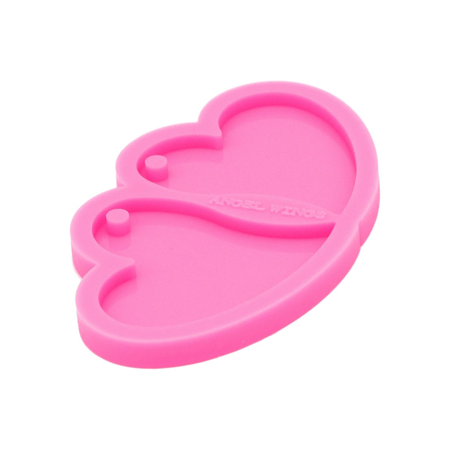 Heart Earring Silicone Mold, Epoxy Resin Pendant Mould,  Big Heart Earring Mould, Pink Earring Mould, Heart Jewellery Mold, DIY Epoxy Mold