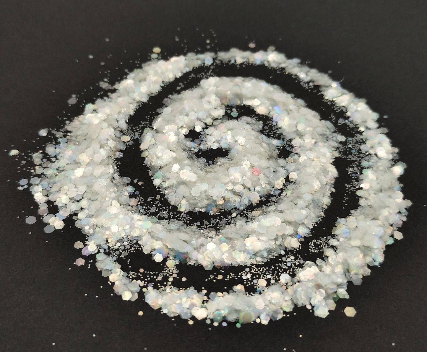 Chunky Pastel Opalescent Glitter Mix, Iridescent White, Resin Supplies, Nail Art Glitter, Craft Supplies, Slime Supplies