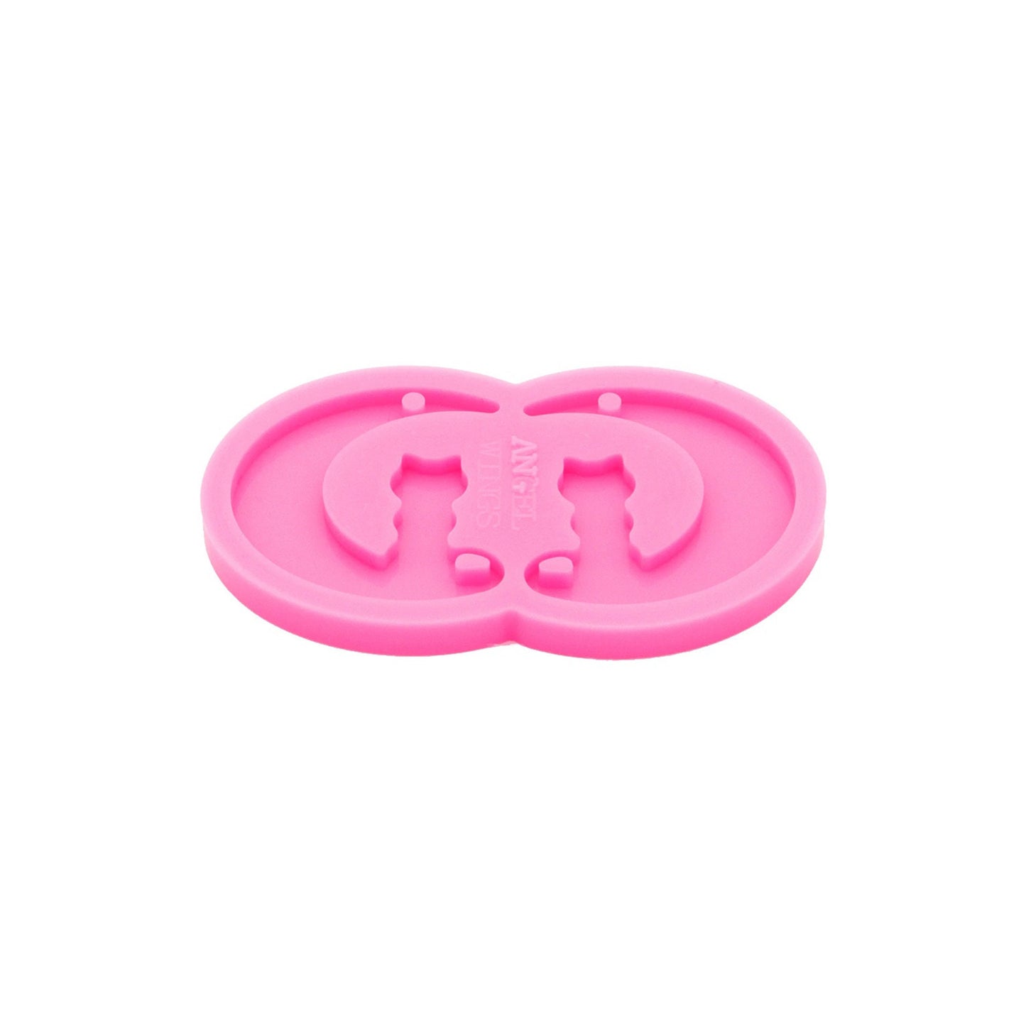 Cat Moon Earring Silicone Mold, Epoxy Resin Pendant Mould, Cat Earring Mould, Pink Earring Mould, Cat Jewellery Mold, DIY Epoxy Mold