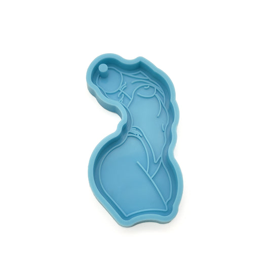 Goddess Keychain Silicone Mold, Sexy Female Body Epoxy Resin Pendant Mold, Woman Jewellery  Mould, Resin Supplies Mold, Body Positive Mould