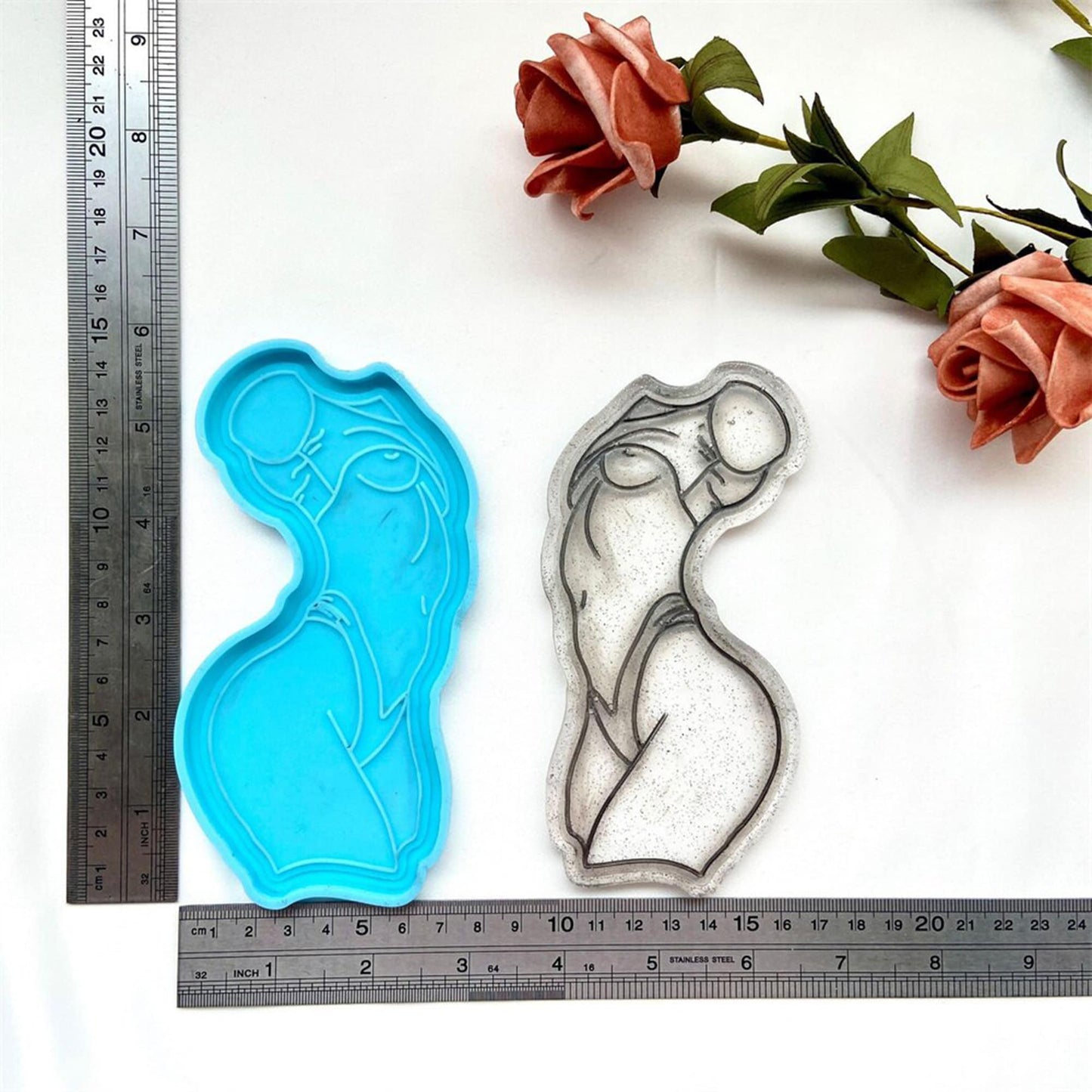 Female Body Tray Resin Mould, Sexy Woman Ring Dish Casting Mold, Goddess Jewelry Tray Mold for Resin, Goddess Tray Silicone Mold