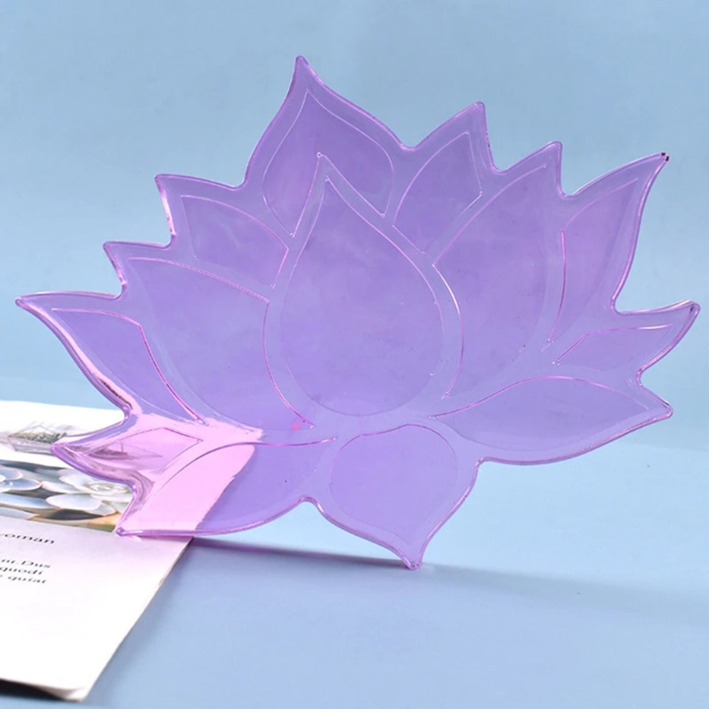 Lotus Flower Coaster Mould, Lotus Coaster Silicone Mold, Flower Coaster Resin Mold, Lotus Coaster Mould, Resin Supplies