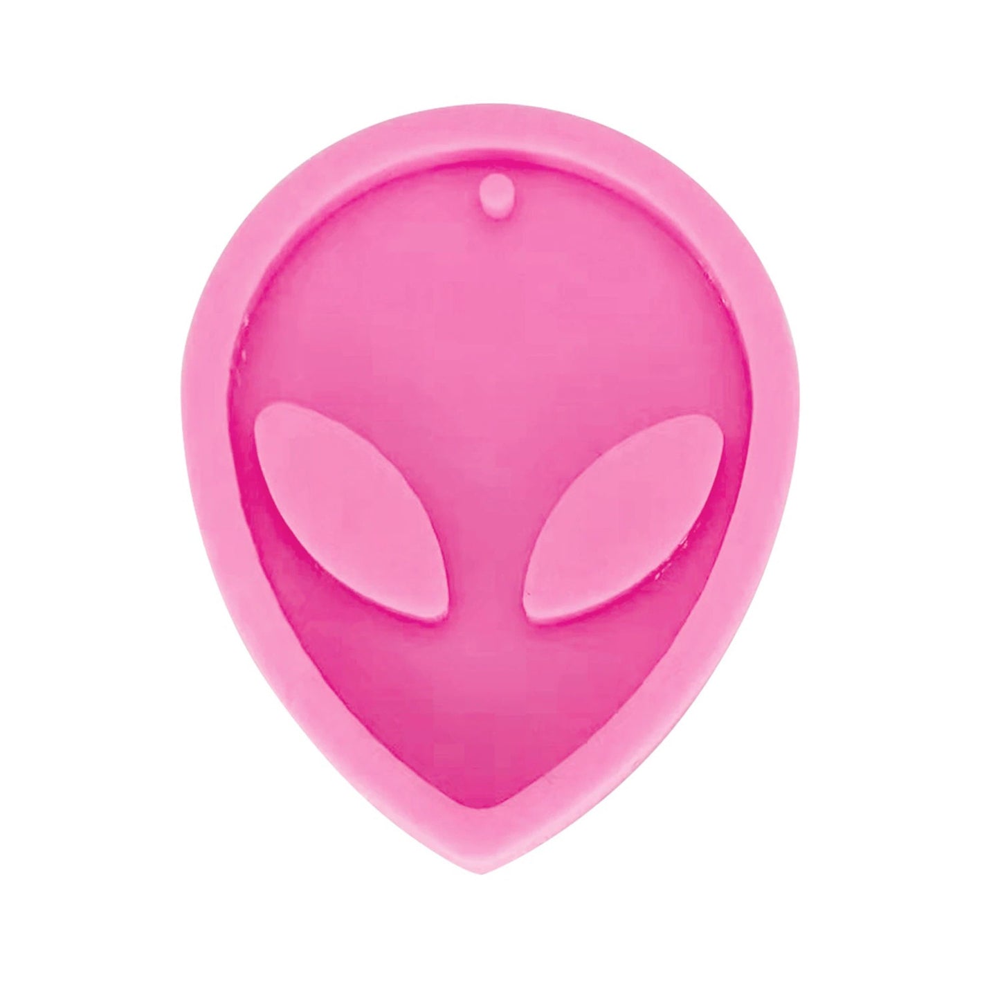 Alien Keychain Silicone Mould for Resin, Keychain Silicone Mold, Alien Epoxy Resin Pendant Mold, Polymer Clay Mold