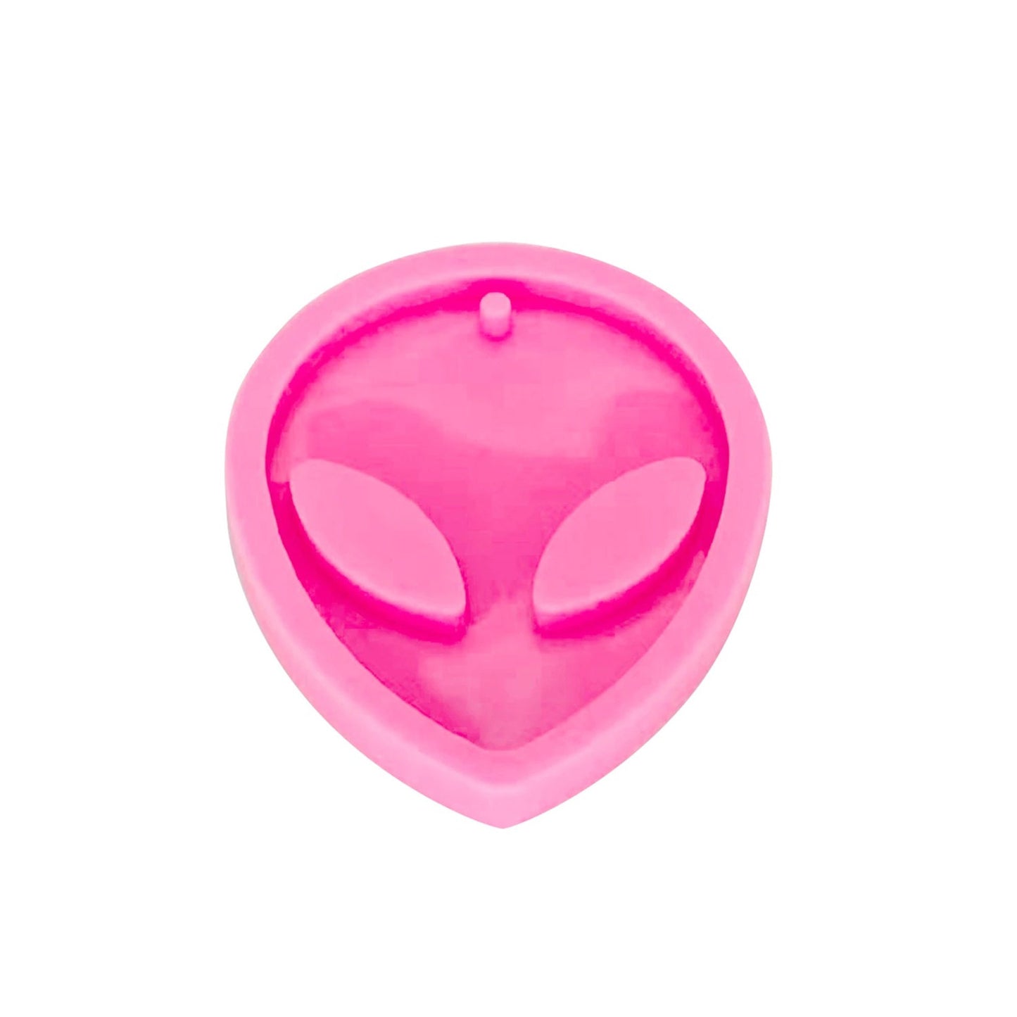 Alien Keychain Silicone Mould for Resin, Keychain Silicone Mold, Alien Epoxy Resin Pendant Mold, Polymer Clay Mold