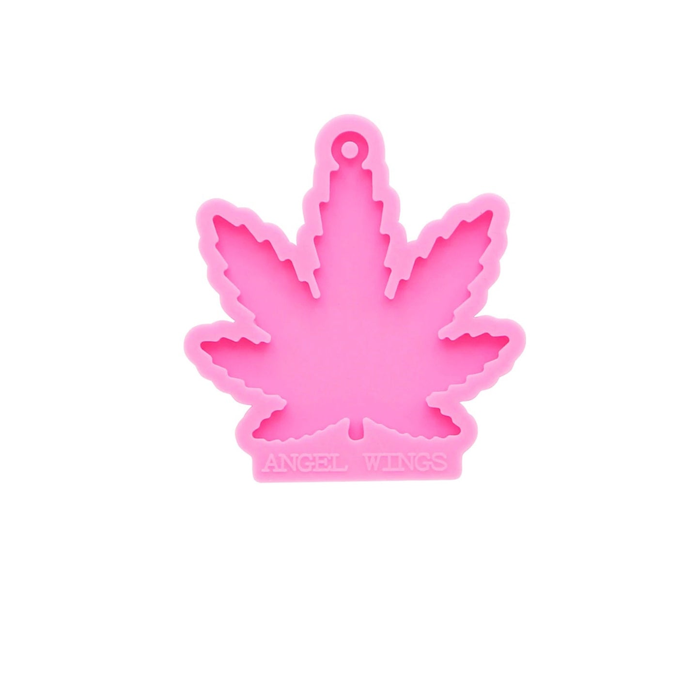 Hemp Leaf Silicone Mould for Keychain, Cannabis Leaf Epoxy Resing Keyring Mold, Handmade Charms Silicone Molds Keychains Mould Jewelry Mold