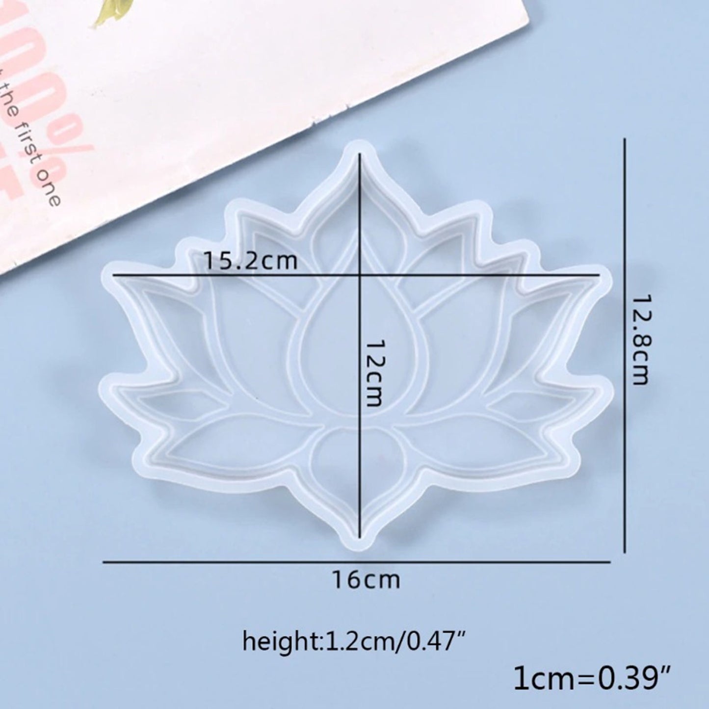 Lotus Flower Coaster Mould, Lotus Coaster Silicone Mold, Flower Coaster Resin Mold, Lotus Coaster Mould, Resin Supplies