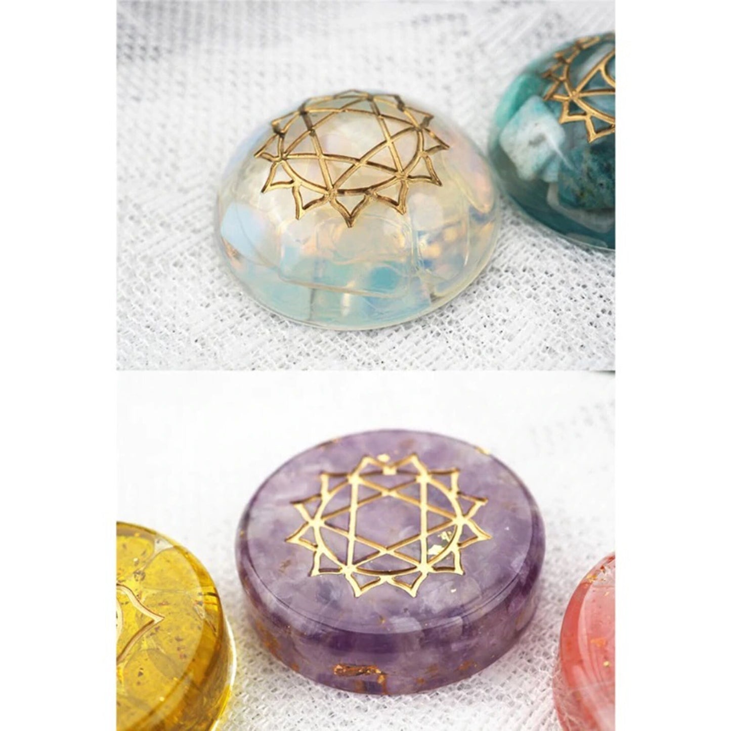 Chackra Stone Silicone Mould, Orgone Energy Pendant Mold, Seven Chakras Resin Mould, Reiki Chakra Rocks Mold, Chackra Healing Silicone Mold