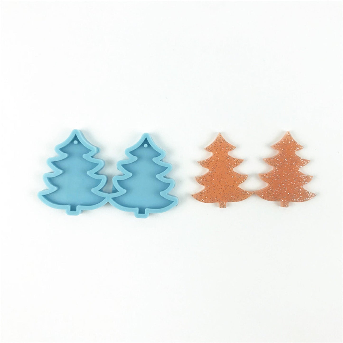 Christmas Tree Earring Silicone Mold, Tree Epoxy Resin Earring Mold, Christmas Tree Jewellery Mould, Winter Earring Mold, Resin Supplies