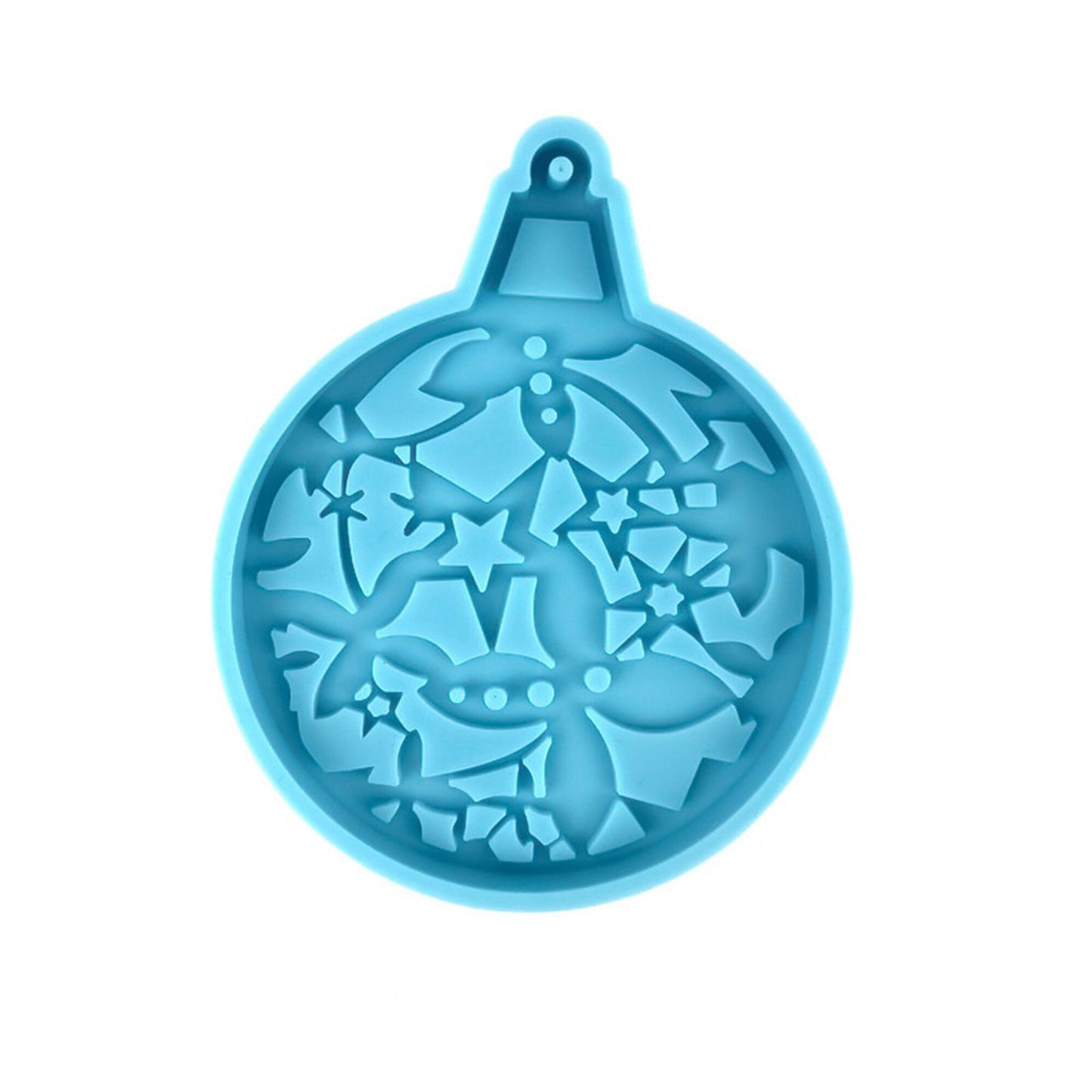 Christmas Bauble Silicone Mould, Christmas Tree Decoration Mold, Christmas Snowflake Ball Mold, Resin Supplies