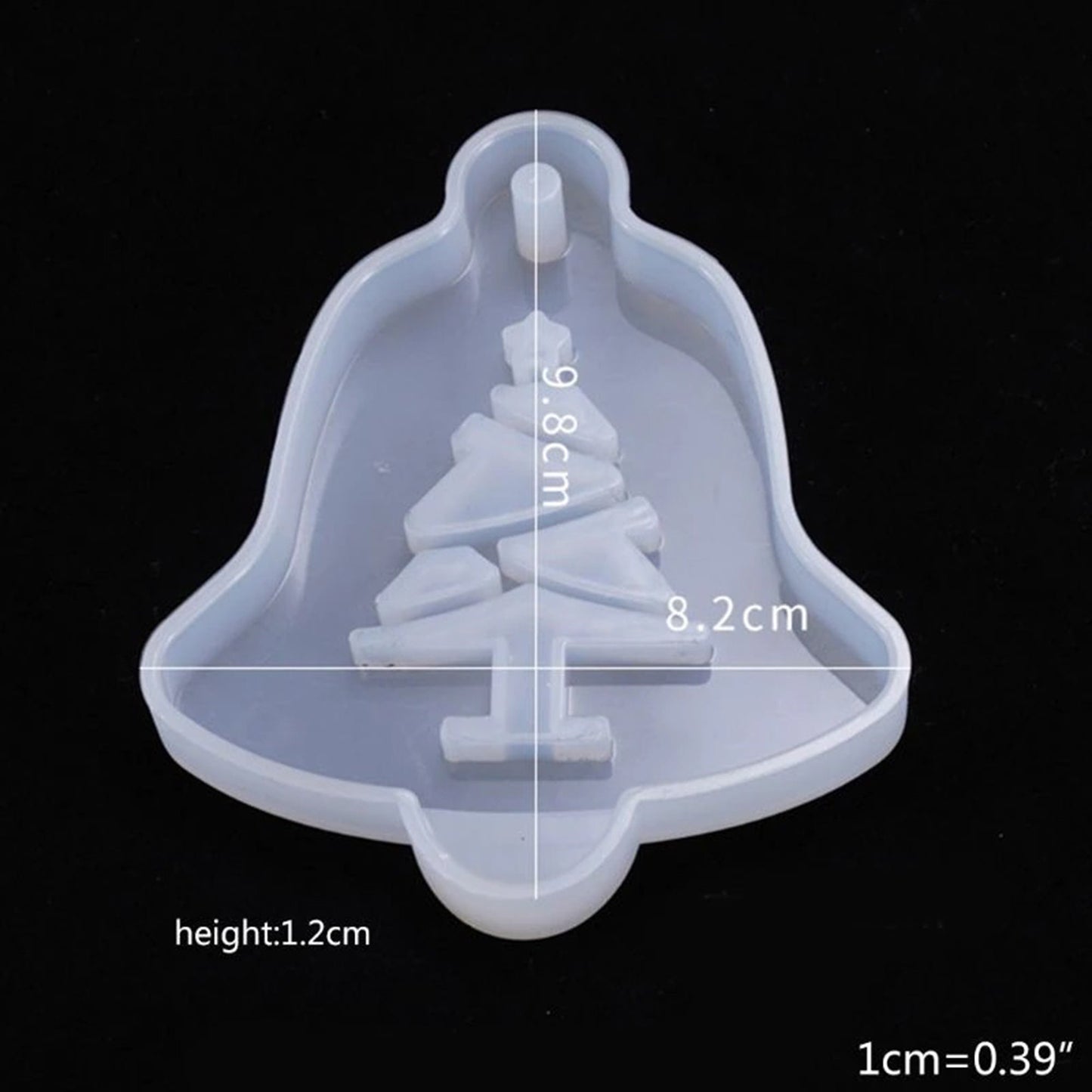 Christmas Tree Decoration Silicone Mould, Christmas Tree Bauble Mold, Christmas Tree Bell Mold, Resin Supplies