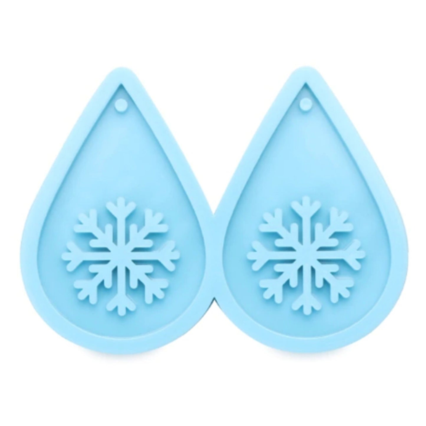 Snowflake Earring Silicone Mold, Snowflake Epoxy Resin Earring Mold, Christmas Jewellery Mould, Snowflake Winter Mold, Resin Supplies