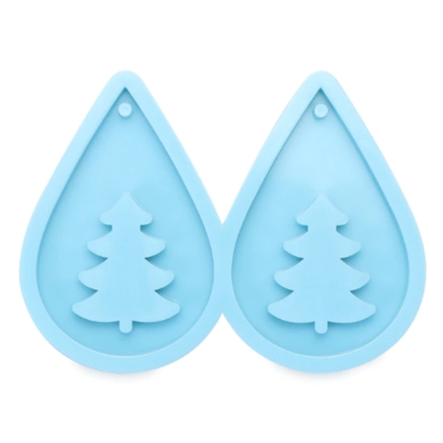 Christmas Tree Earring Silicone Mold, Christmas Tree Epoxy Resin Earring Mold, Christmas Jewellery Mould, Winter Tree Mold, Resin Supplies