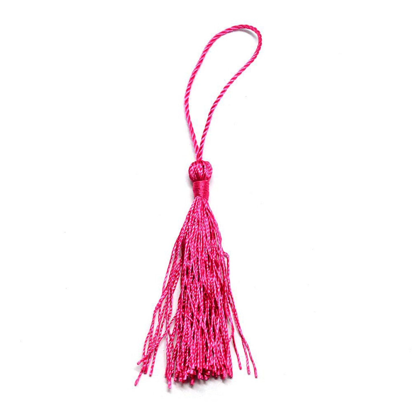 10 pcs Cereise Bookmark Tassels, Silky Craft Tassels, Decorative Tassel Sewing, Tassle for Resin Bookmarks