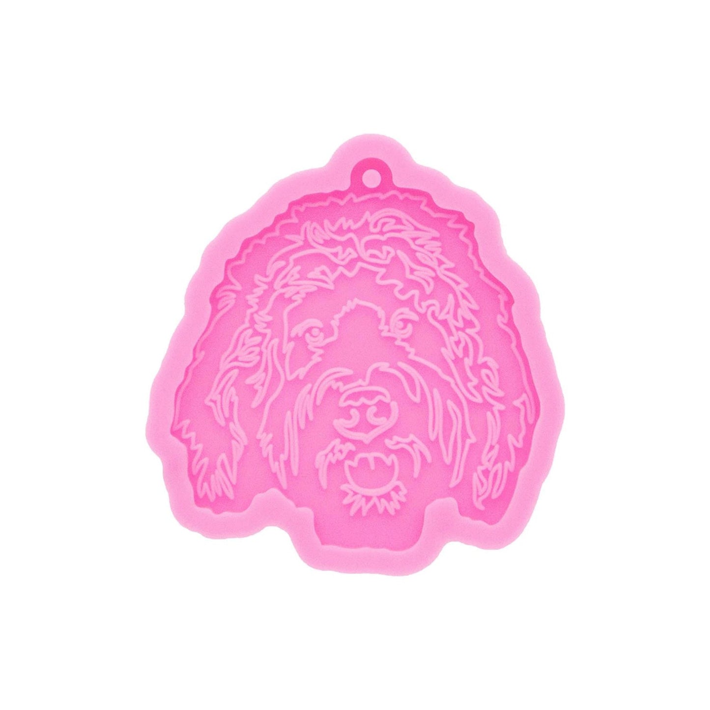 Dog Face, Dog Keychain Silicone Mould, Epoxy Resin Pendant Mold, Dog Mold, Animal Craft Mold, Shiny Keychain Mold, Resin Supplies