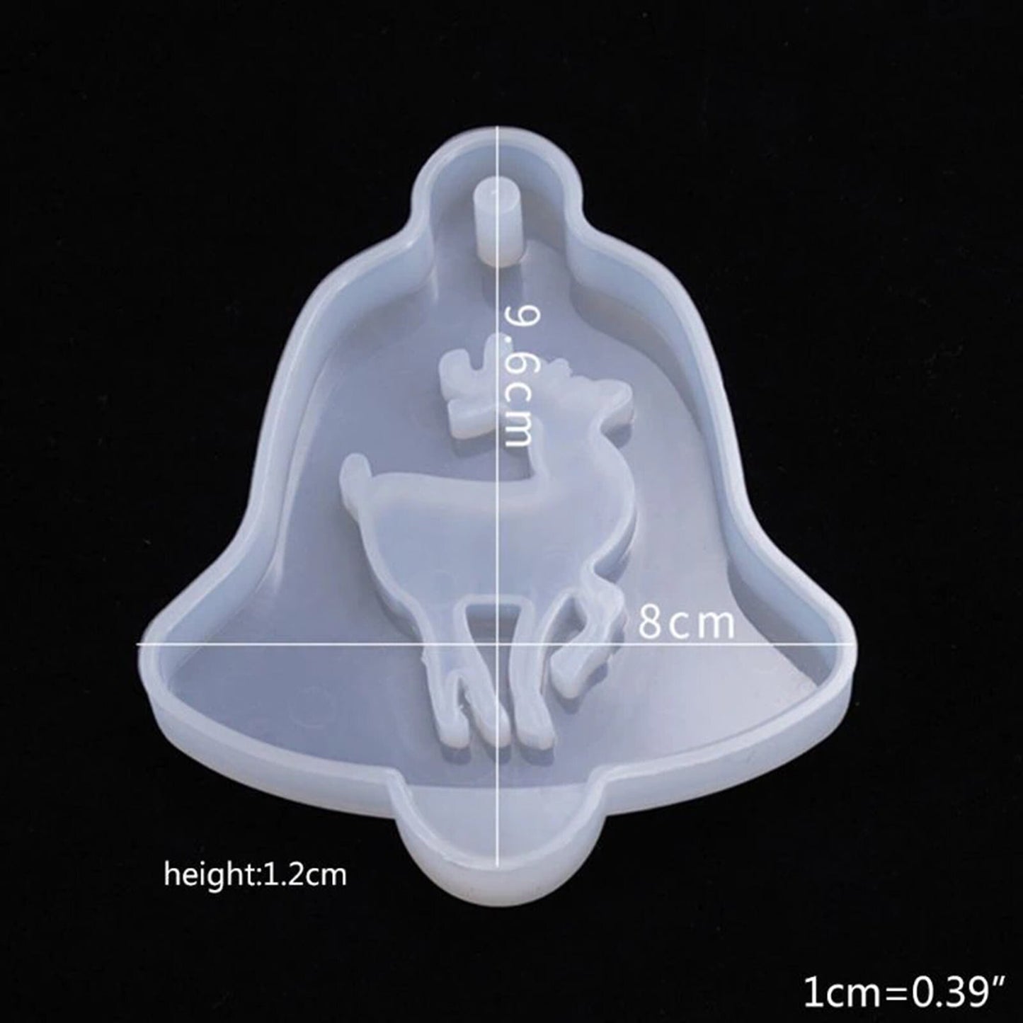 Christmas Tree Decoration Silicone Mould, Christmas Tree Bauble Mold, Reindeer Bell Mold, Resin Supplies