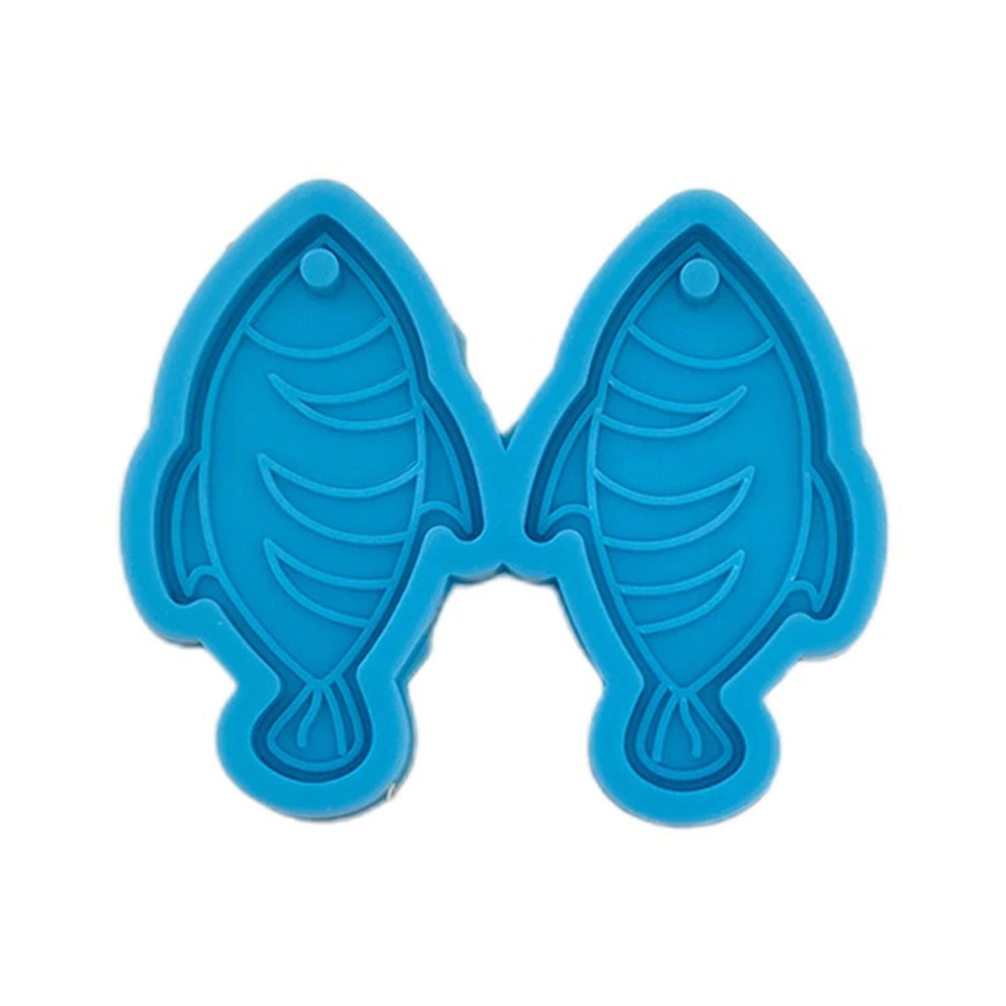 Fish Earring Silicone Mould, Epoxy Resin Pendant Mould, Sealife Earrring Mold, Fish Resin Silicone Mold, Resin Supplies