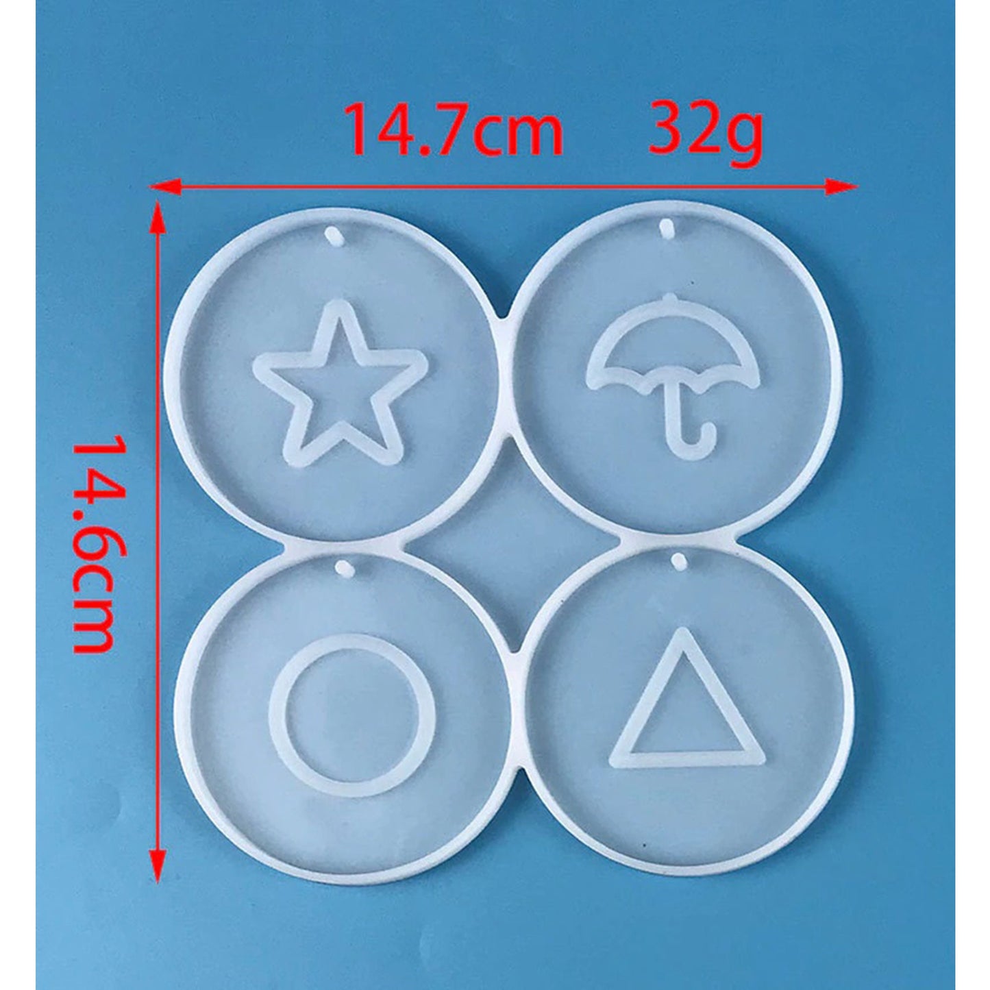 Sugar Cookie Keychain Silicone Mould, Epoxy Resin Pendant Mold, Sugar Biscuit Mold, Dalgona Candy Keychain Mold