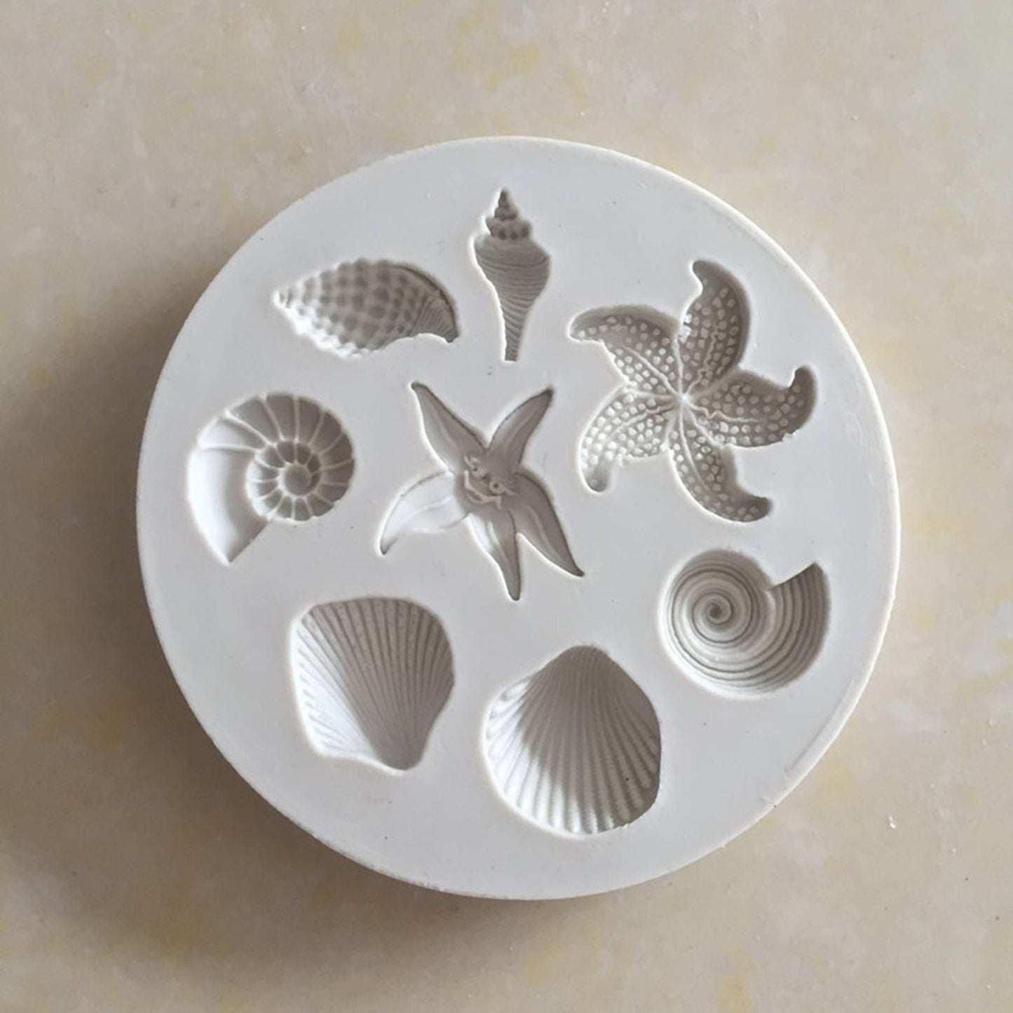 Seashell Starfish Conch Silicone Mould, Small Sea Shells Epoxy Resin Pendant Mould, Starfish Resin Silicone Mold, Resin Supplies