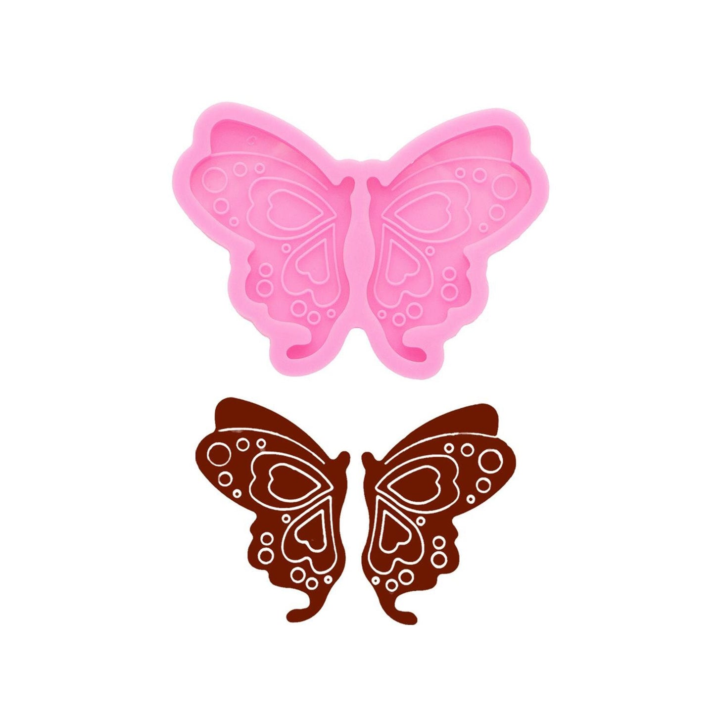 Butterfly Earring Silicone Mould for Resin, Jewellery Silicone Mold, Butterflies Earrings Resin Pendant Mold, Resin Supplies