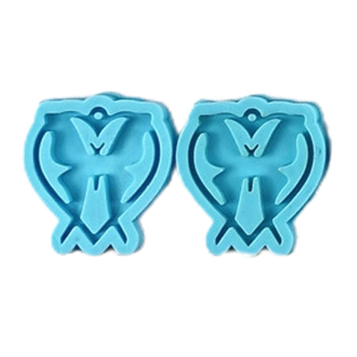 Butterfly Heart Earring Silicone Mould, Epoxy Resin Pendant Mould, Heart Earrring Mold, Butterfly Resin Silicone Mold, Resin Supplies