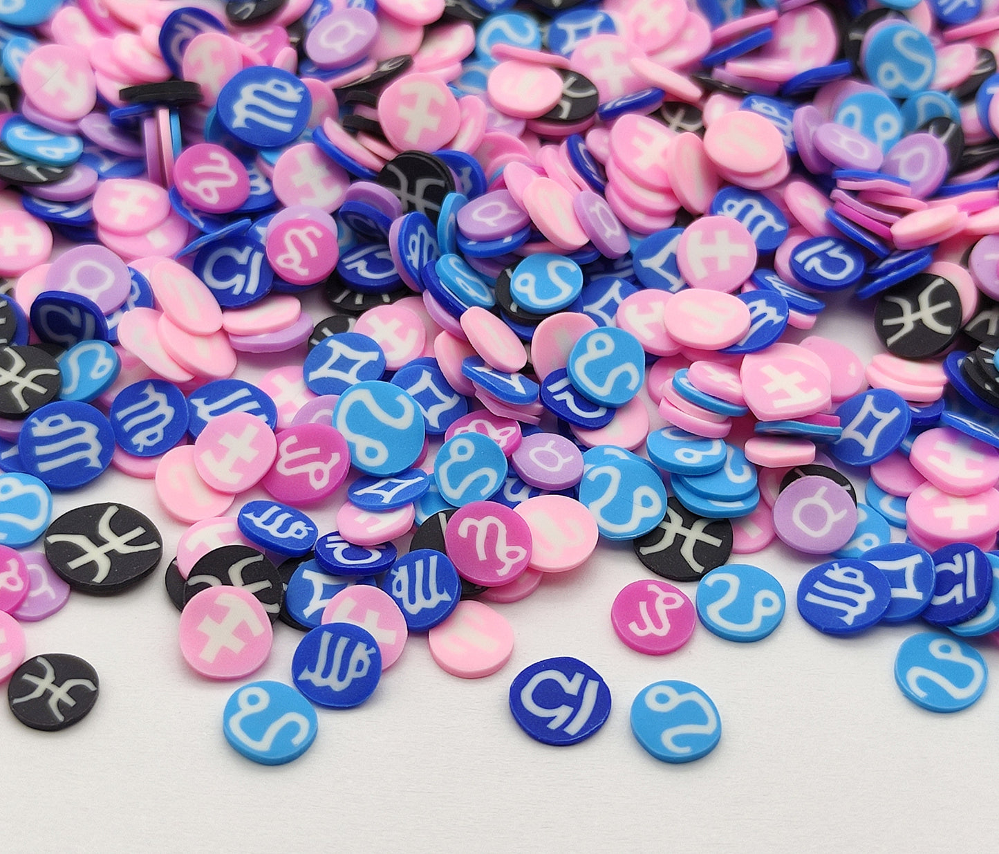 10g/20g Zodiac Signs Clay Fimo Slices, Constellation Resin Craft Supplies, Nail Art, Polymer Clay Slices, Slime Supplies, Resin Supplies