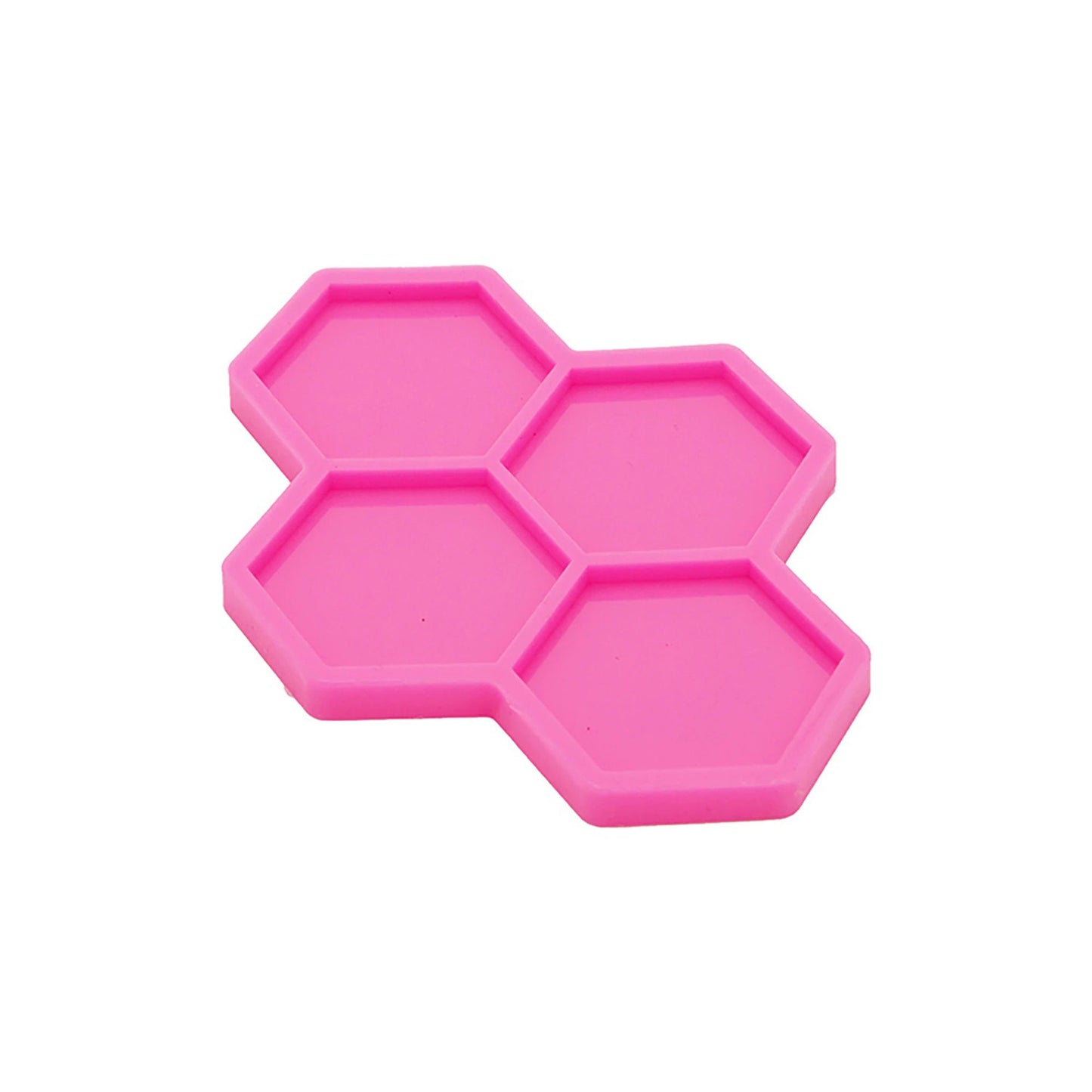 Hexagon Shape Silicone Mould, Epoxy Resin Phone Grip Mold, Jewellery Mould, Badge Reel Mold, Resin Supplies