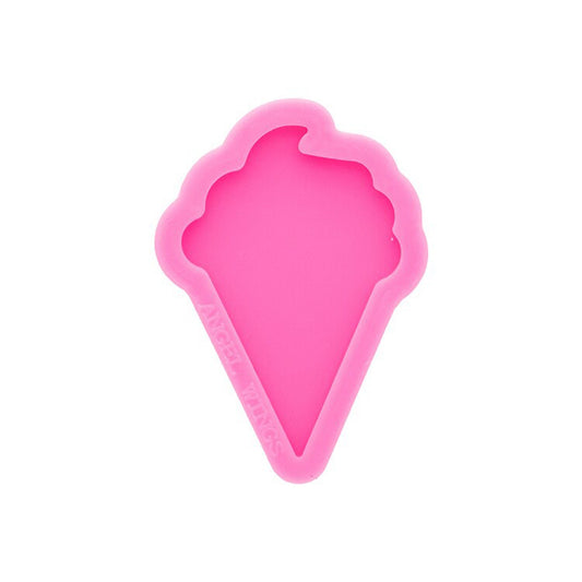 Ice Cream Cone Keychain Silicone Mould, Ice Cream Epoxy Resin Pendant Mold, Ice Cream Cone Shape Mould, Resin Supplies