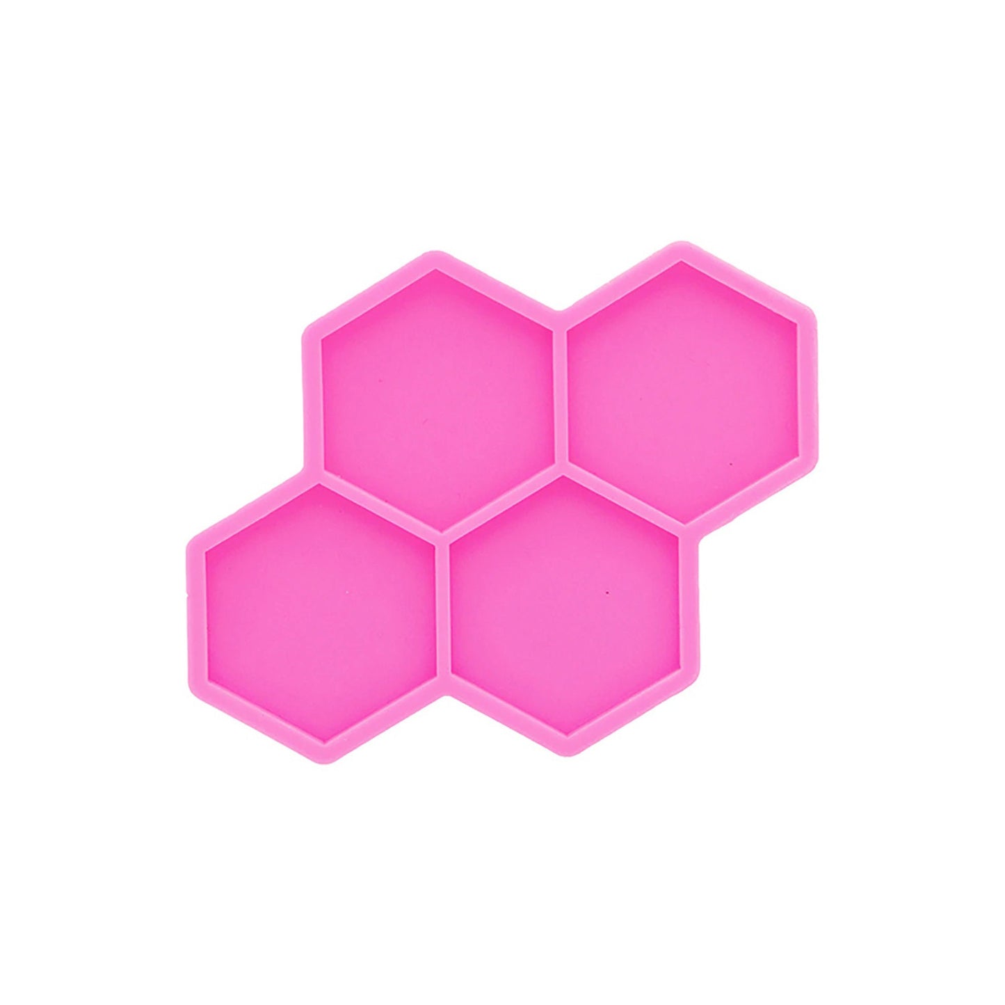 Hexagon Shape Silicone Mould, Epoxy Resin Phone Grip Mold, Jewellery Mould, Badge Reel Mold, Resin Supplies