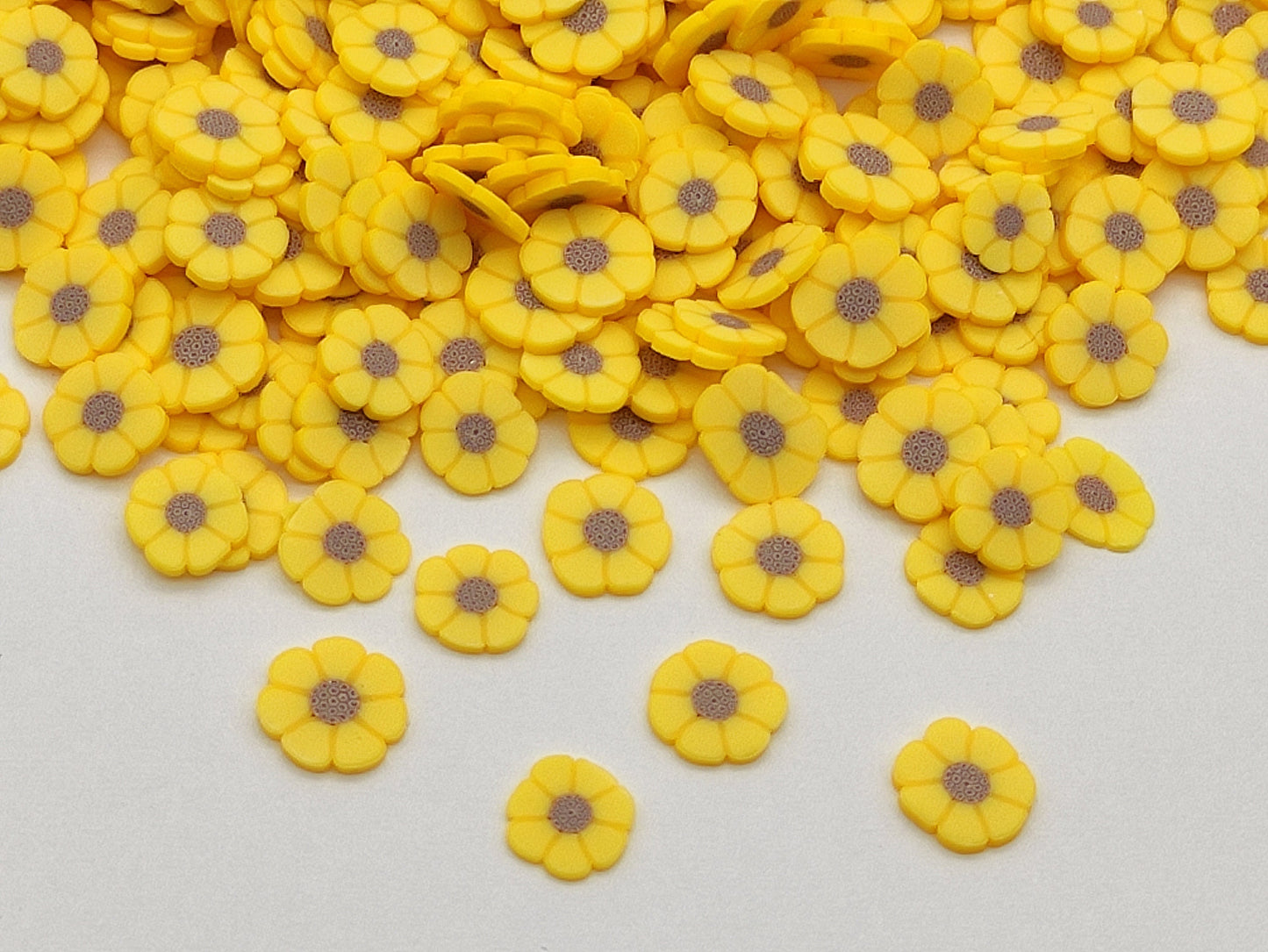 10g Sunflower Clay Fimo Slices, Resin Craft Supplies, Nail Art, Polymer Clay Slices, Slime Supplies, Epoxy Resin Filler, Nail Art