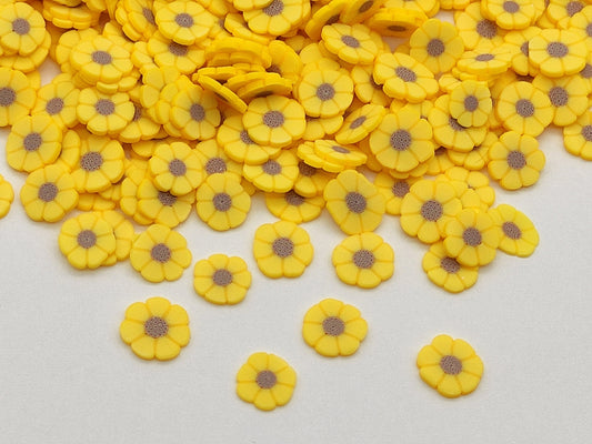 10g Sunflower Clay Fimo Slices, Resin Craft Supplies, Nail Art, Polymer Clay Slices, Slime Supplies, Epoxy Resin Filler, Nail Art