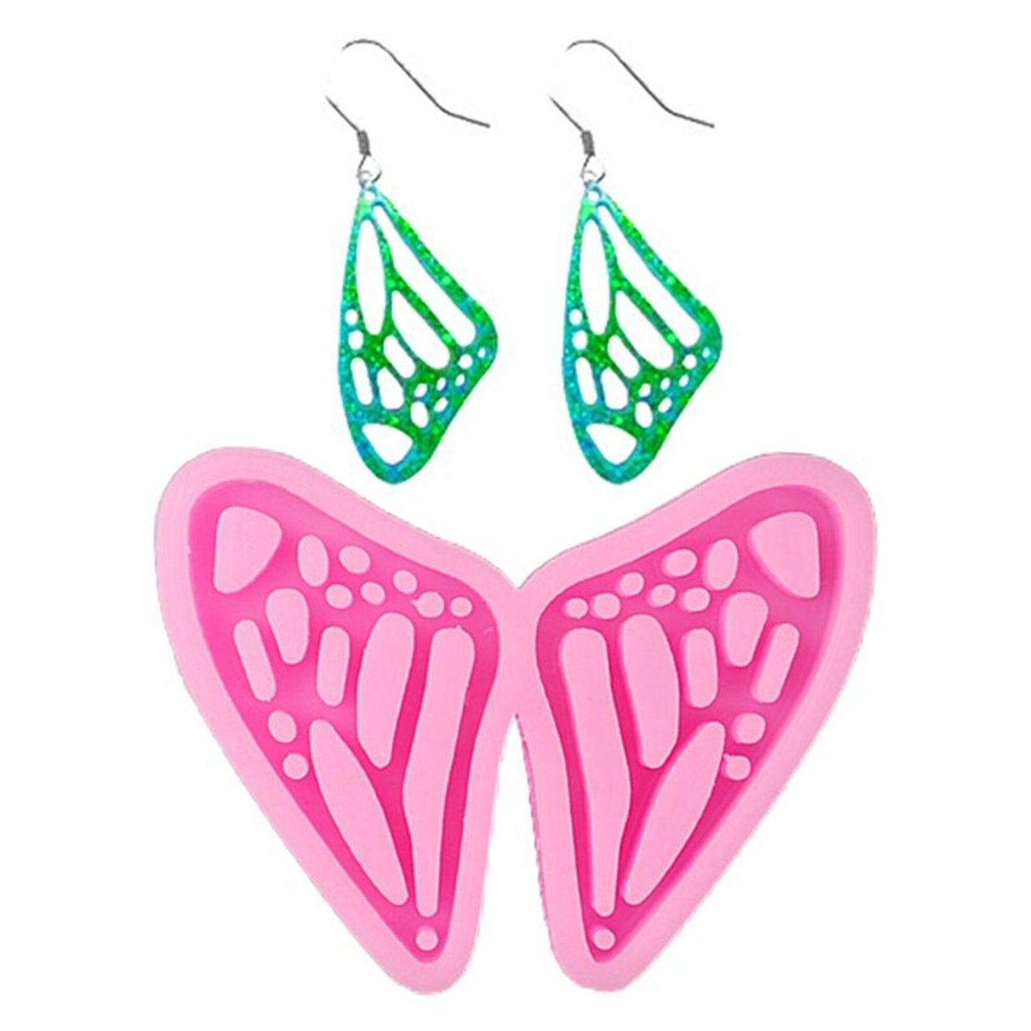 Butterfly Wings Earring Silicone Mold, Butterfly Epoxy Resin Earring Mold, Wings Jewellery Mould, Butterflies Earring Mold, Resin Supplies