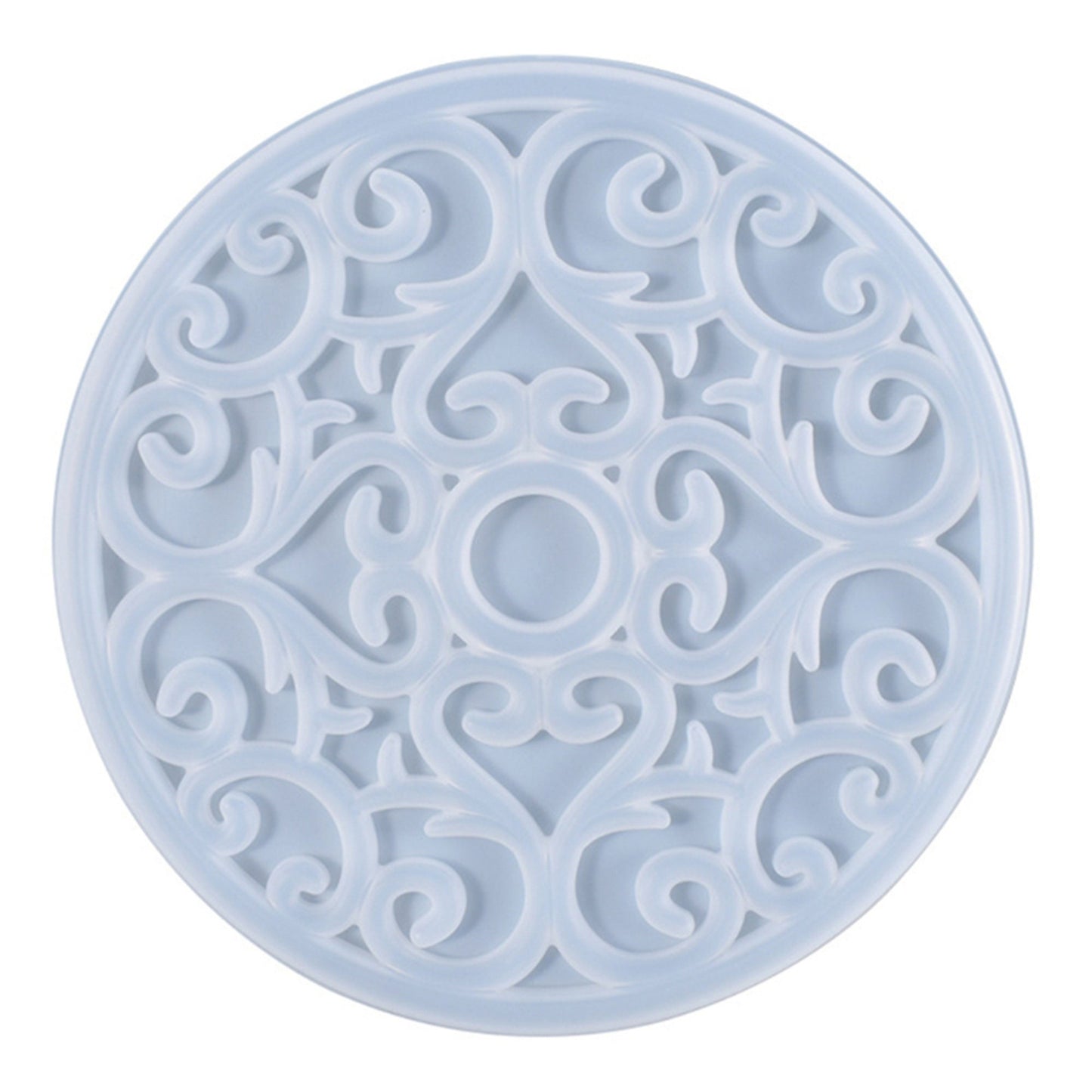 20 cm Large Mandala Tray Silicone Mould, Epoxy Resin Mandala Coaster Mold, Display Mould, Mandala Silicone Resin Mould, Resin Supplies