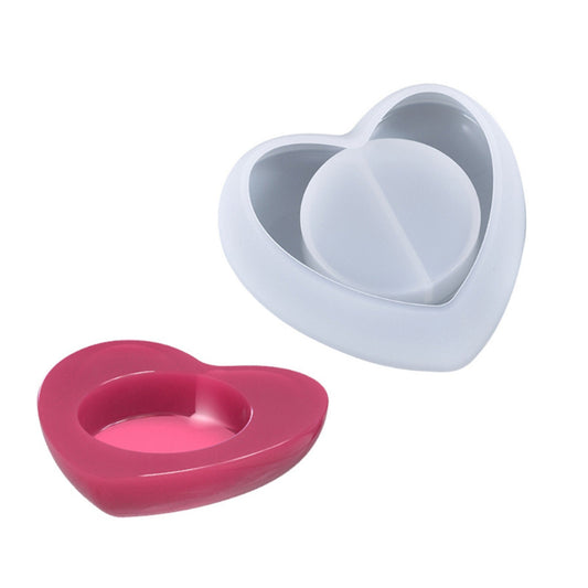 Heart Tea Light Holder Silicone Mold, Candle Holder Mould, Tea Light Mould, Heart Shaped Tealight Holder Mold, Tealight Mold, Resin Supplies