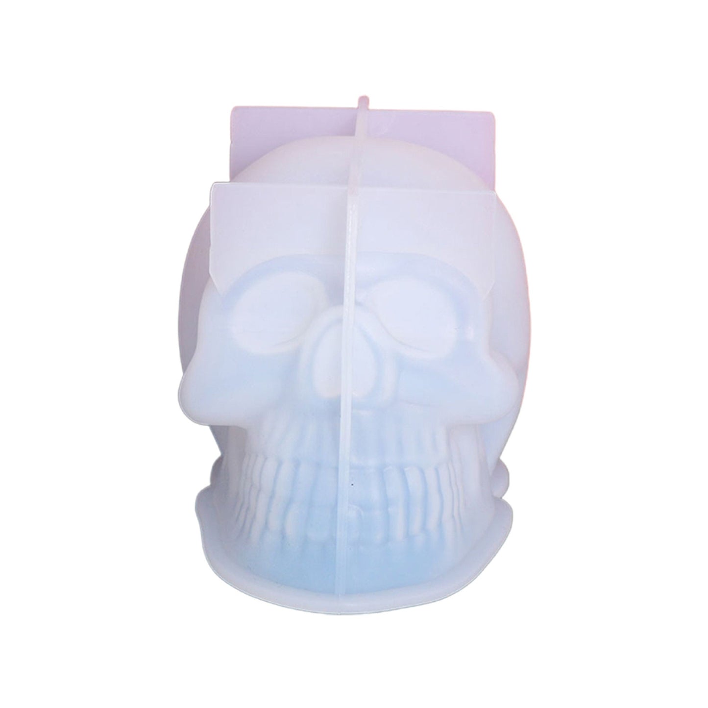 3D Skull Silicone Mould, Large Skull Epoxy Resin Mold, Skull Candle Mould, DIY Resin Art, Skeleton Mold, Halloween Mould, Resin Supplies