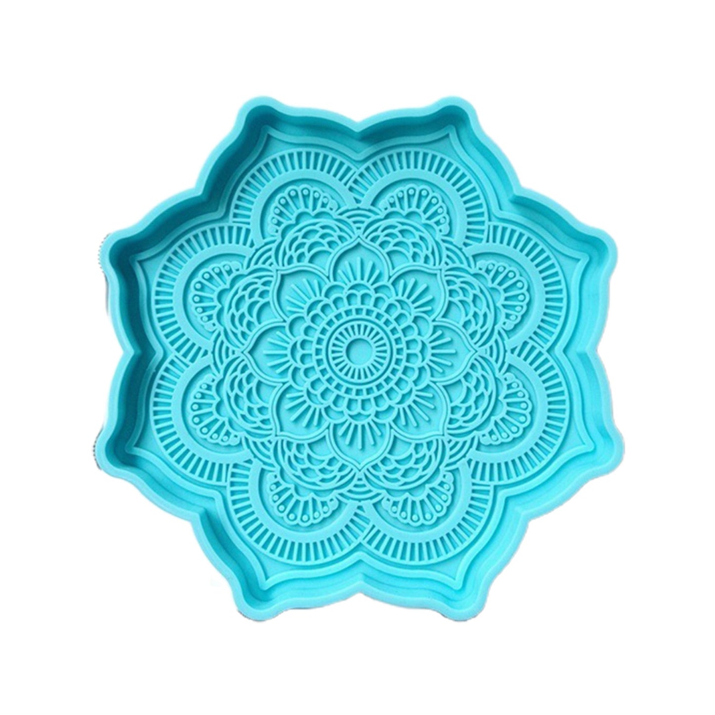 Mandala Coaster Silicone Mould, Epoxy Resin 12cm Mandala Coaster Mold, Mandala Silicone Resin Mould, Resin Supplies